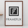 FrameFlix Dark Teak Photo Picture Poster Frames Large Square Small A1 A2 A3 A4 - Framesplus.co.uk