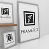 FrameFlix Silver Photo Picture Poster Frames Large Square Small A1 A2 A3 A4 A5 - Framesplus.co.uk