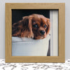 Black White Oak Photo Frame for 23 x 23 cm (9.1x9.1 Inches) Picture Photo, Stand or Hang on wall in both - Framesplus.co.uk