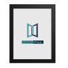 BLACK MODERN STYLE FLAT MOLDING FRAMES WOOD FINISH PHOTO PICTURE POSTER FRAME LARGE MULTIPLE SIZES - Framesplus.co.uk