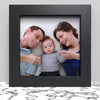 Black White Oak Photo Frame for 7x7 Inches (17.8 x 17.8 cm) Picture Photo, Stand or Hang on wall - Framesplus.co.uk