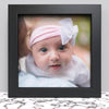 Black White Oak Photo Frame for 23 x 23 cm (9.1x9.1 Inches) Picture Photo, Stand or Hang on wall in both - Framesplus.co.uk