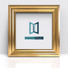 Deco Range Gold Photo Picture Poster Frames, Large Square Small sizes, Hang or stand in Landscape or Portrait - Framesplus.co.uk