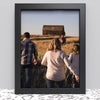 Black White Oak Photo Frame for 16x12 Inches (40.6 x 30.5 cm) Picture Photo Poster Certificate, Hang on wall - Framesplus.co.uk