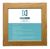 Black White Oak Photo Frame for 23 x 23 cm (9.1x9.1 Inches) Picture Photo, Stand or Hang on wall in both - Framesplus.co.uk