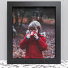 Black White Oak Photo Frame for 12x10 Inches (30.5 x 25.4 cm) Picture Photo Certificate, Stand or Hang on wall - Framesplus.co.uk