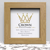 Black White Oak Photo Frame for 6x6 Inches (15.2 x 15.2 cm) Picture Photo, Stand or Hang on wall - Framesplus.co.uk