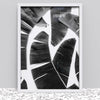 Black White Oak Photo Frame for A1 59.4 x 84.1 cm (23.4x33.1 Inches) Picture Photo Poster, Hang on wall - Framesplus.co.uk