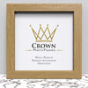 Black White Oak Photo Frame for 23 x 23 cm (9.1x9.1 Inches) Picture Photo, Stand or Hang on wall in both - Framesplus.co.uk