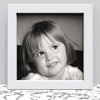 Black White Oak Photo Frame for 23 x 23 cm (9.1x9.1 Inches) Picture Photo, Stand or Hang on wall in both - Framesplus.co.uk