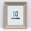 Millin Range Grey Photo Picture Poster Frames, Large Square Small sizes, Hang or stand in Landscape or Portrait - Framesplus.co.uk