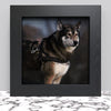 Black White Oak Photo Frame for 7x7 Inches (17.8 x 17.8 cm) Picture Photo, Stand or Hang on wall - Framesplus.co.uk