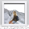 Black White Oak Photo Frame for 12x12 Inches (30.5 x 30.5 cm) Picture Photo Poster, Hang on wall - Framesplus.co.uk