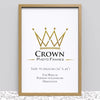 Crown Black White Oak Photo Frame for 91.5 x 61 cm (36x24 Inches) Picture Photo Poster, Hang on wall in both Landscape and Portrait - Framesplus.co.uk