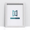 Element Range Grey Wood Grain Photo Picture Poster Frames, Large Square Small sizes, Hang or stand in Landscape or Portrait - Framesplus.co.uk