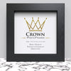 Black White Oak Photo Frame for 7x7 Inches (17.8 x 17.8 cm) Picture Photo, Stand or Hang on wall - Framesplus.co.uk