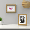 Sleek Range Oak Picture Photo Poster Frame with White Mount - Framesplus.co.uk