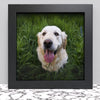 Black White Oak Photo Frame for 10x10 Inches (25.4 x 25.4 cm) Picture Photo, Stand or Hang on wall - Framesplus.co.uk