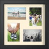 MODERN MULTI PICTURE PHOTO FRAME FOR 4 IMAGES OF 6