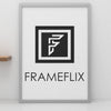 FrameFlix Silver Photo Picture Poster Frames Large Square Small A1 A2 A3 A4 A5 - Framesplus.co.uk