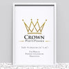 Crown Black White Oak Photo Frame for 91.5 x 61 cm (36x24 Inches) Picture Photo Poster, Hang on wall in both Landscape and Portrait - Framesplus.co.uk