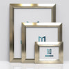 Matrix Range Silver Photo Picture Poster Frames, Large Square Small sizes, Hang or stand in Landscape or Portrait - Framesplus.co.uk