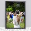 Black White Oak Photo Frame for A1 59.4 x 84.1 cm (23.4x33.1 Inches) Picture Photo Poster, Hang on wall - Framesplus.co.uk