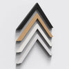 Element Range Grey Wood Grain Photo Picture Poster Frames, Large Square Small sizes, Hang or stand in Landscape or Portrait - Framesplus.co.uk