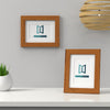 Classic Range Dark Teak Picture Photo Poster Frame with White Mount - Framesplus.co.uk