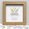 Black White Oak Photo Frame for 7x7 Inches (17.8 x 17.8 cm) Picture Photo, Stand or Hang on wall - Framesplus.co.uk