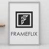 FrameFlix Light Grey Photo Picture Poster Frames Large Square Small A1 A2 A3 A4 - Framesplus.co.uk