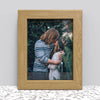 Black White Oak Photo Frame for 8x6 Inches (20.3 x 15.2 cm) Picture Photo, Stand or Hang - Framesplus.co.uk