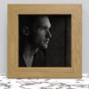 Black White Oak Photo Frame for 6x6 Inches (15.2 x 15.2 cm) Picture Photo, Stand or Hang on wall - Framesplus.co.uk