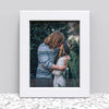 Black White Oak Photo Frame for 8x6 Inches (20.3 x 15.2 cm) Picture Photo, Stand or Hang - Framesplus.co.uk