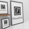 FrameFlix Dark Grey Photo Picture Poster Frames Large Square Small A1 A2 A3 A4 - Framesplus.co.uk