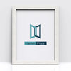 Element Range White Distressed Photo Picture Poster Frames, Large Square Small sizes, Hang or stand in Landscape or Portrait - Framesplus.co.uk