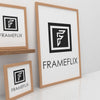 FrameFlix Oak Photo Picture Poster Frames Large Square Small A1 A2 A3 A4 A5 - Framesplus.co.uk