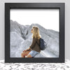 Black White Oak Photo Frame for 12x12 Inches (30.5 x 30.5 cm) Picture Photo Poster, Hang on wall - Framesplus.co.uk