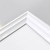 Deco Range White Photo Picture Poster Frames, Large Square Small sizes, Hang or stand in Landscape or Portrait - Framesplus.co.uk