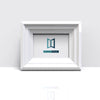 Deco Range White Photo Picture Poster Frames, Large Square Small sizes, Hang or stand in Landscape or Portrait - Framesplus.co.uk