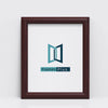 Minimo Range Mahogany Photo Picture Poster Frames - Framesplus.co.uk