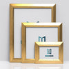 Matrix Range Gold Antique Photo Picture Poster Frames, Large Square Small sizes, Hang or stand in Landscape or Portrait - Framesplus.co.uk