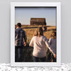 Black White Oak Photo Frame for 16x12 Inches (40.6 x 30.5 cm) Picture Photo Poster Certificate, Hang on wall - Framesplus.co.uk