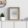 Excel Range Oak Picture Photo Poster Frame with White Mount - Framesplus.co.uk