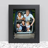 Black White Oak Photo Frame for 8x6 Inches (20.3 x 15.2 cm) Picture Photo, Stand or Hang - Framesplus.co.uk