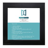 Black White Oak Photo Frame for 23 x 23 cm (9.1x9.1 Inches) Picture Photo, Stand or Hang on wall in both - Framesplus.co.uk