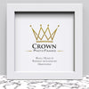 Black White Oak Photo Frame for 23 x 23 cm (9.1x9.1 Inches) Picture Photo, Stand or Hang on wall in both - Framesplus.co.uk