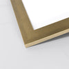 Cardinal Range Gold Photo Picture Poster Frames, Large Square Small sizes, Hang or stand in Landscape or Portrait - Framesplus.co.uk