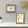 Blok Range Oak Picture Photo Poster Frame with White Mount - Framesplus.co.uk